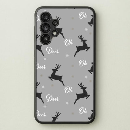 Oh Deer Christmas Pattern  - Christmas Phone Case for Galaxy A13