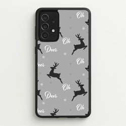 Oh Deer Christmas Pattern  - Christmas Phone Case for Galaxy A52 / A52s