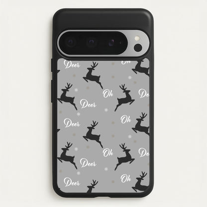 Oh Deer Christmas Pattern  - Christmas Phone Case for Google Pixel 9 Pro XL