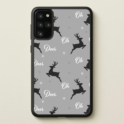 Oh Deer Christmas Pattern  - Christmas Phone Case for Galaxy S20 Plus