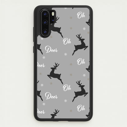 Oh Deer Christmas Pattern  - Christmas Phone Case for Huawei P30 Pro