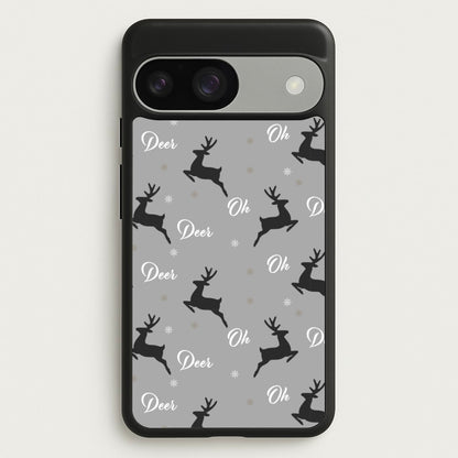 Oh Deer Christmas Pattern  - Christmas Phone Case for Google Pixel 9 / 9 Pro