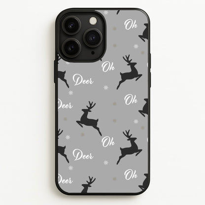 Oh Deer Christmas Pattern  - Christmas Phone Case for iPhone 11 Pro Max