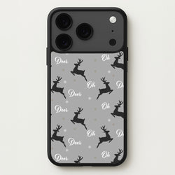 Oh Deer Christmas Pattern Phone Case for iPhone 17 Pro