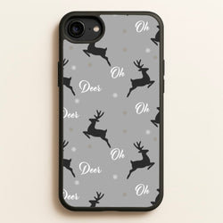 Oh Deer Christmas Pattern  - Christmas Phone Case for iPhone 6 / 7 / 8 / SE