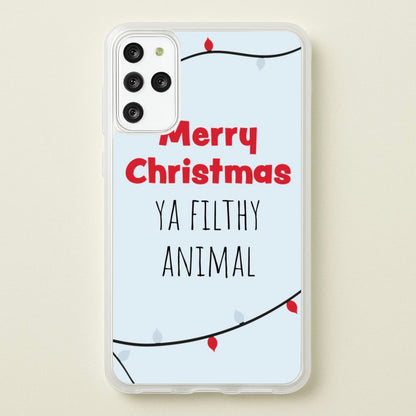 Merry Christmas Ya Filthy Animal  - Christmas Phone Case for Galaxy S20 Plus