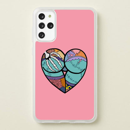 Sally And Jack Heart - TNBC  - Christmas Phone Case for Galaxy S20 Plus