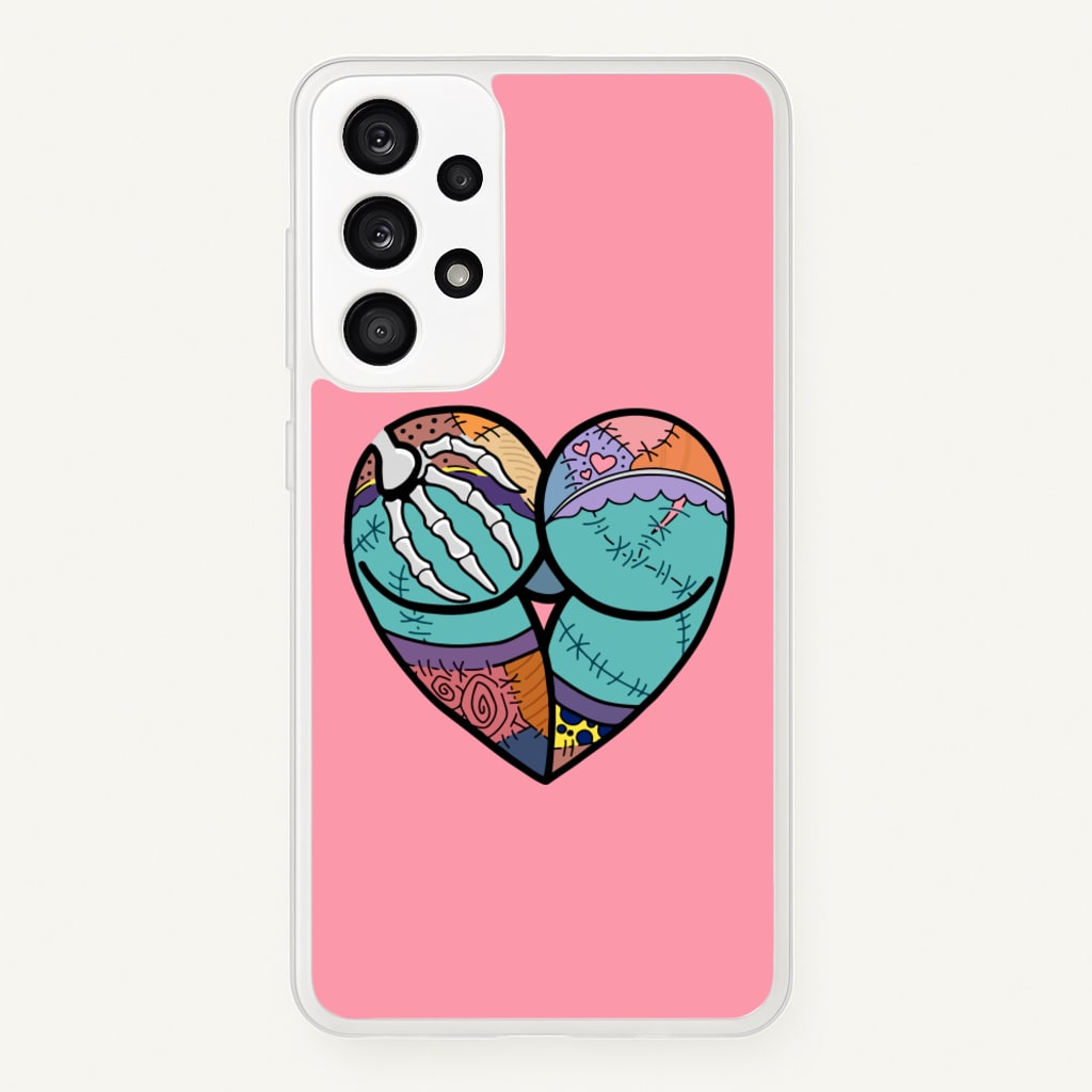 Sally And Jack Heart - TNBC  - Christmas Phone Case for Galaxy A53