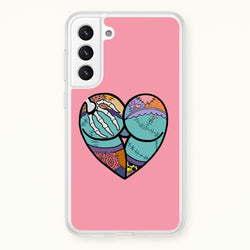Sally And Jack Heart - TNBC  - Christmas Phone Case for Galaxy S21FE