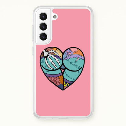Sally And Jack Heart - TNBC  - Christmas Phone Case for Galaxy S21FE