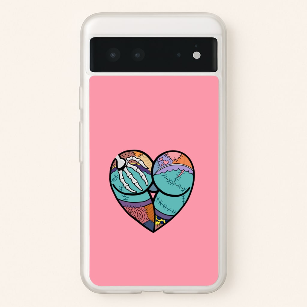 Sally And Jack Heart - TNBC  - Christmas Phone Case for Google Pixel 6