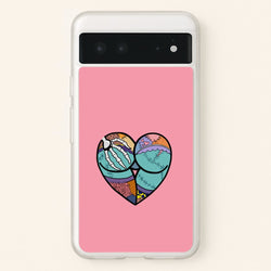 Sally And Jack Heart - TNBC  - Christmas Phone Case for Google Pixel 6
