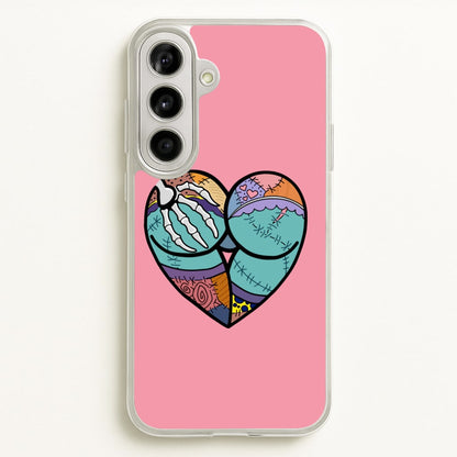 Sally And Jack Heart - TNBC  - Christmas Phone Case for Galaxy A56