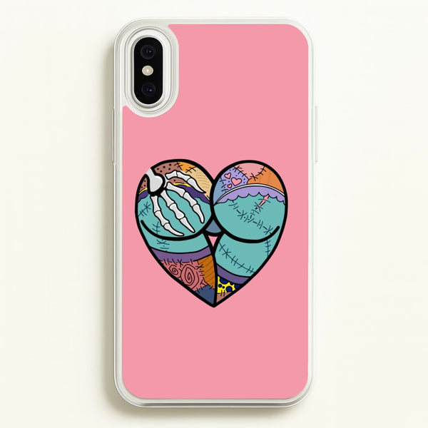 Sally And Jack Heart - TNBC  - Christmas Phone Case for iPhone XS Max