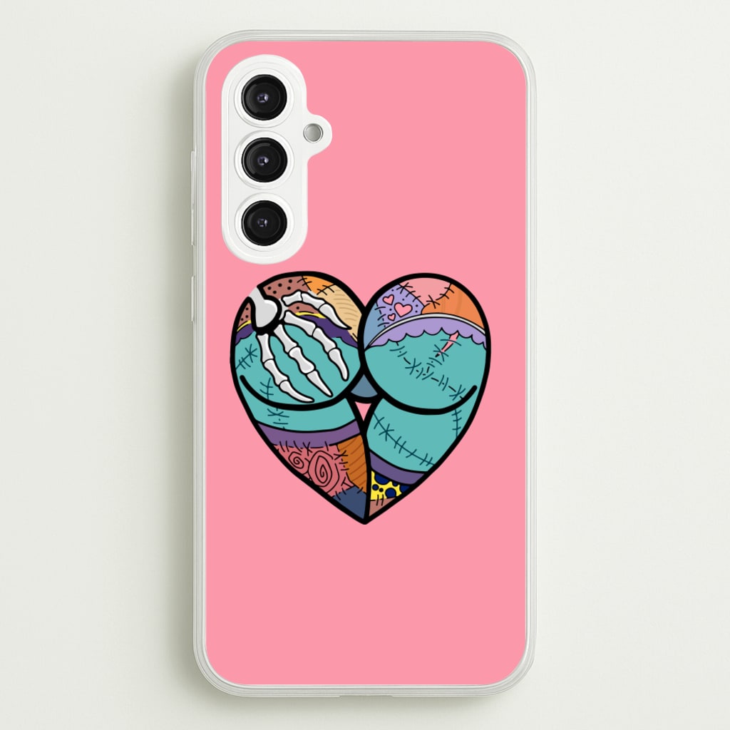 Sally And Jack Heart - TNBC  - Christmas Phone Case for Galaxy S23FE