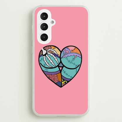 Sally And Jack Heart - TNBC  - Christmas Phone Case for Galaxy S23FE