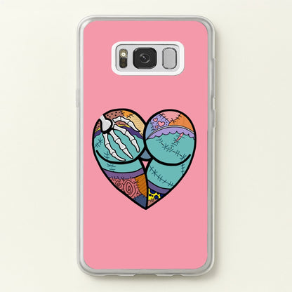 Sally And Jack Heart - TNBC  - Christmas Phone Case for Galaxy S8 Plus