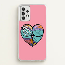 Sally And Jack Heart - TNBC  - Christmas Phone Case for Galaxy A52 / A52s