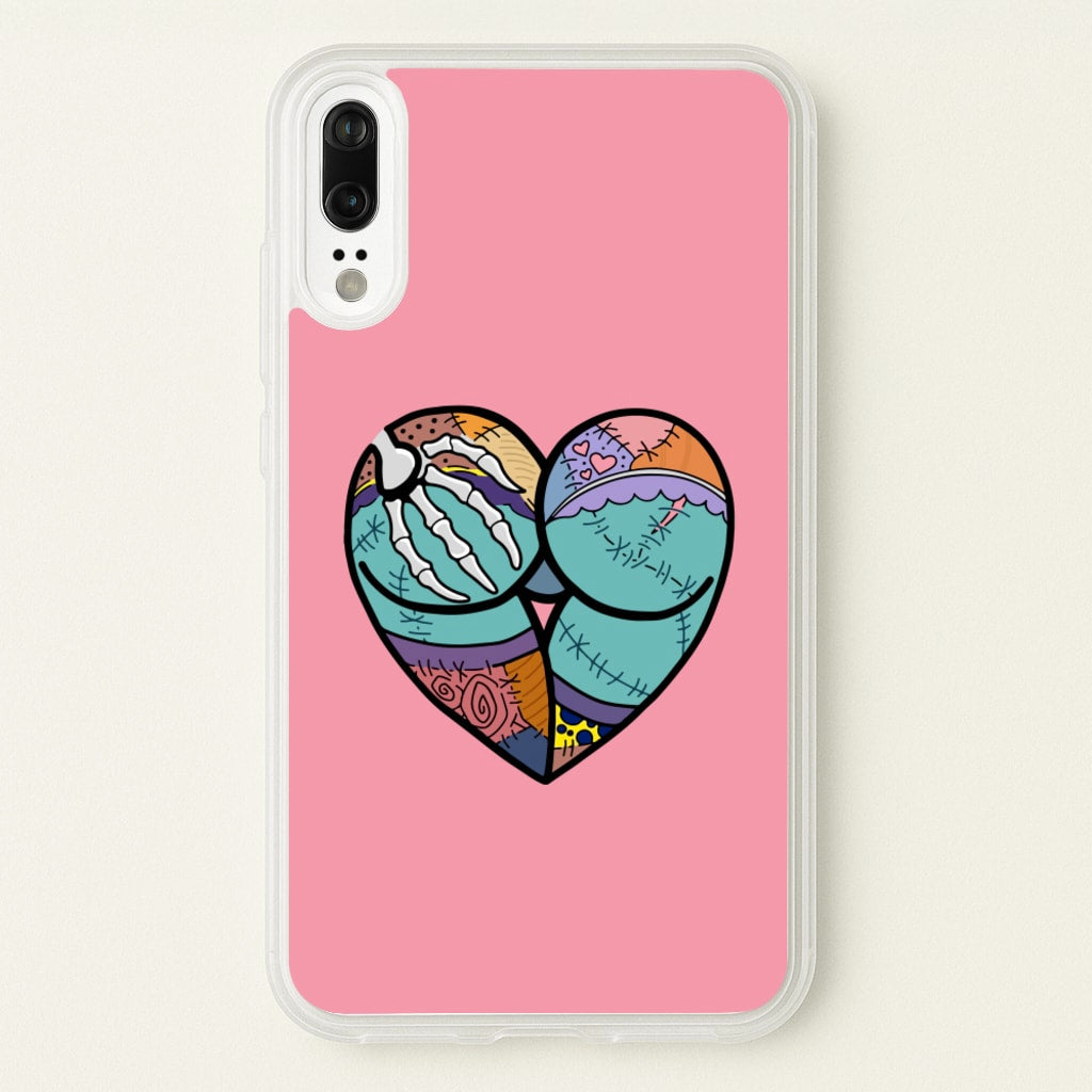 Sally And Jack Heart - TNBC  - Christmas Phone Case for Huawei P20