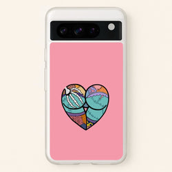 Sally And Jack Heart - TNBC  - Christmas Phone Case for Google Pixel 8 Pro