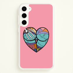 Sally And Jack Heart - TNBC  - Christmas Phone Case for Galaxy S23