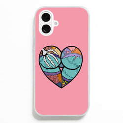 Sally And Jack Heart - TNBC Phone Case