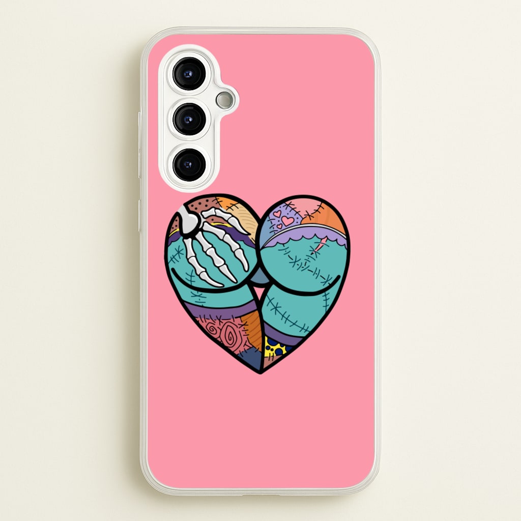 Sally And Jack Heart - TNBC  - Christmas Phone Case for Galaxy A54