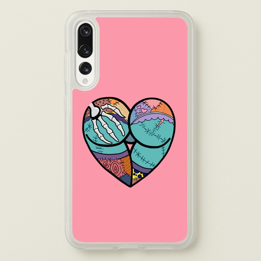 Sally And Jack Heart - TNBC  - Christmas Phone Case for Huawei P20 Pro