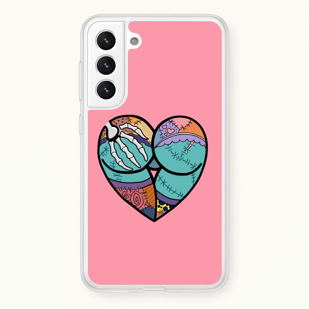 Sally And Jack Heart - TNBC  - Christmas Phone Case for Galaxy S21