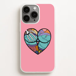 Sally And Jack Heart - TNBC  - Christmas Phone Case for iPhone 11 Pro Max