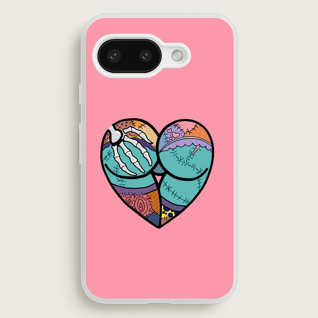 Sally And Jack Heart - TNBC  - Christmas Phone Case for Google Pixel 9a
