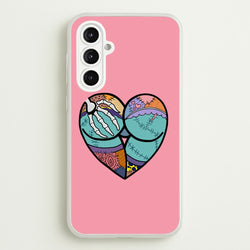 Sally And Jack Heart - TNBC  - Christmas Phone Case for Galaxy A16