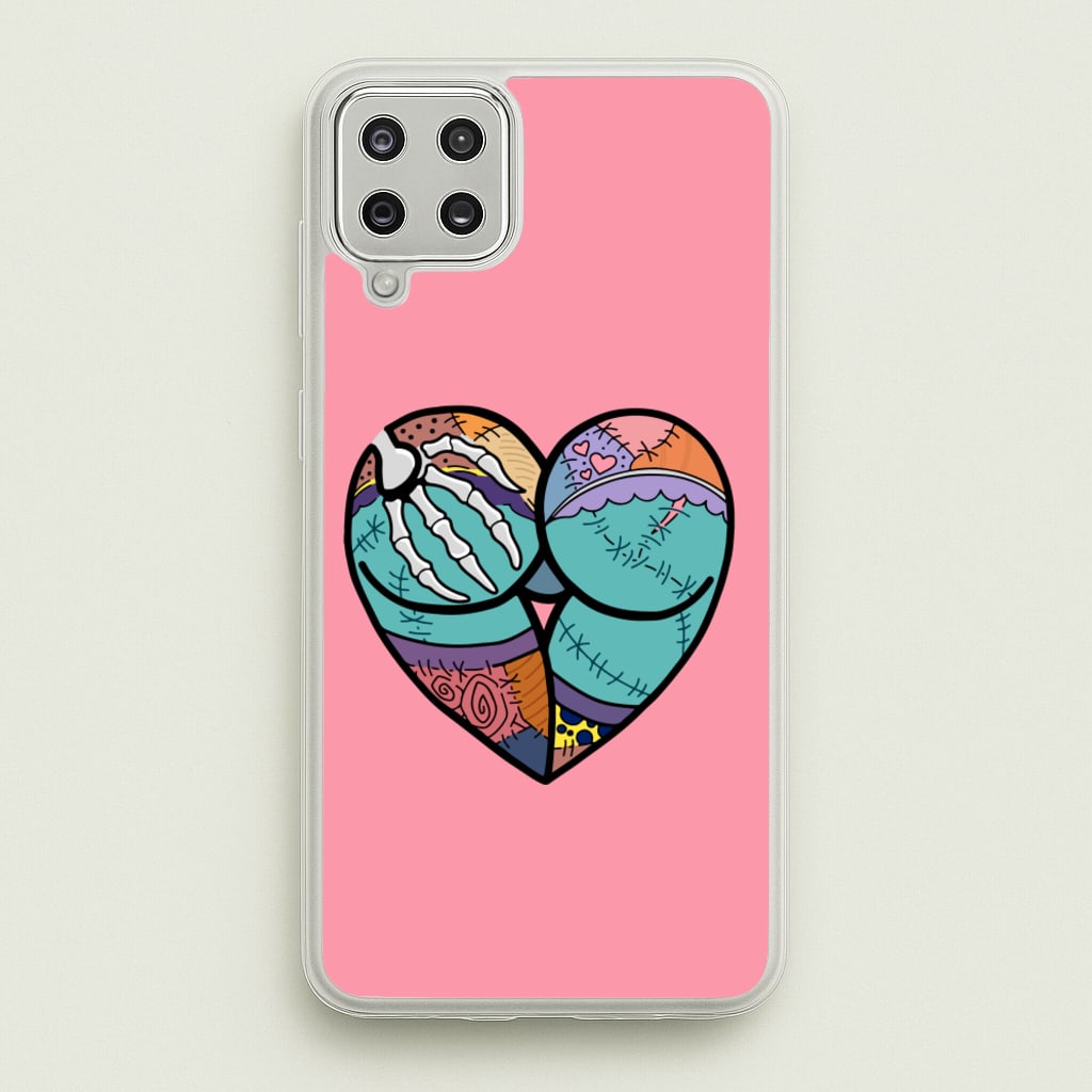 Sally And Jack Heart - TNBC  - Christmas Phone Case for Galaxy A12