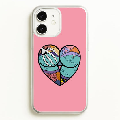 Sally And Jack Heart - TNBC  - Christmas Phone Case for iPhone 11