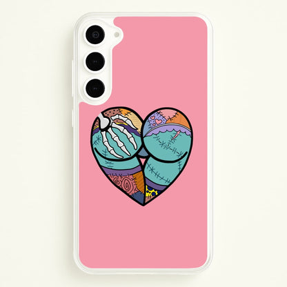 Sally And Jack Heart - TNBC  - Christmas Phone Case for Galaxy S23 Plus