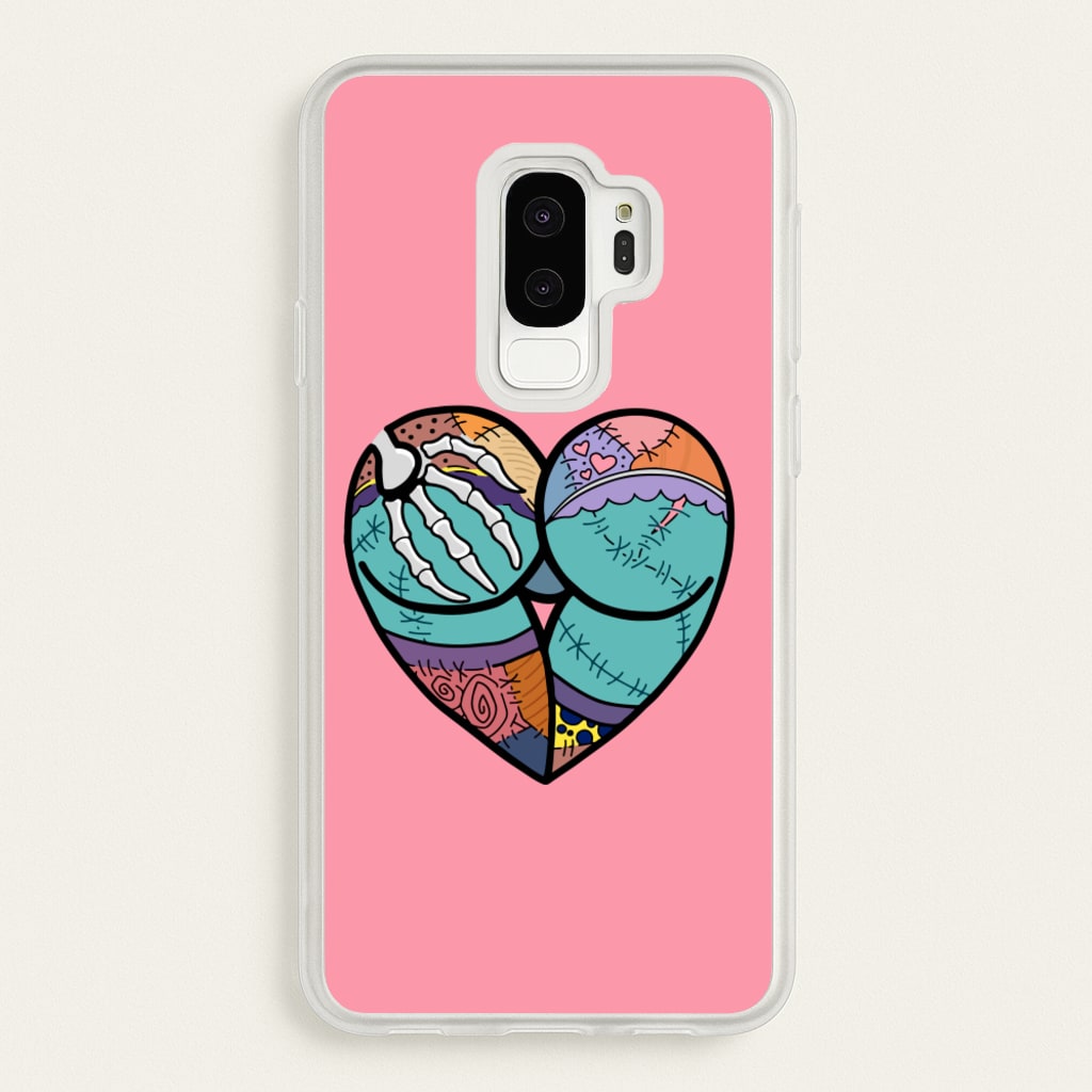 Sally And Jack Heart - TNBC  - Christmas Phone Case for Galaxy S9 Plus