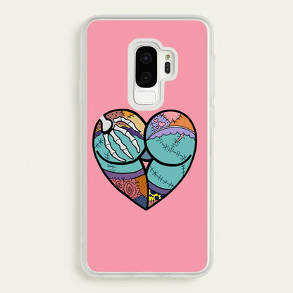 Sally And Jack Heart - TNBC  - Christmas Phone Case for Galaxy S9 Plus