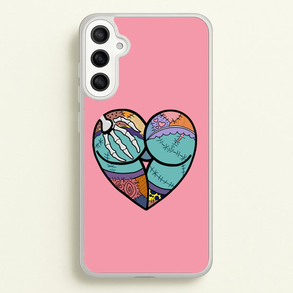 Sally And Jack Heart - TNBC  - Christmas Phone Case for Galaxy A34