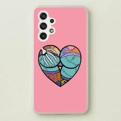 Sally And Jack Heart - TNBC  - Christmas Phone Case for Galaxy A13