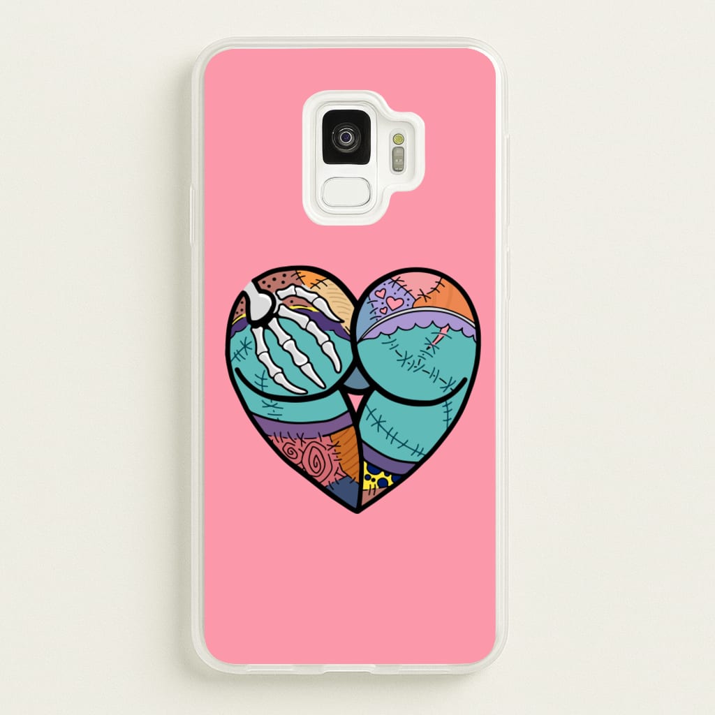 Sally And Jack Heart - TNBC  - Christmas Phone Case for Galaxy S9