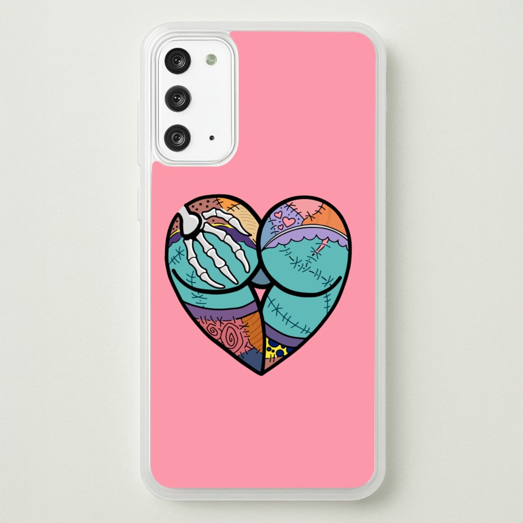 Sally And Jack Heart - TNBC  - Christmas Phone Case for Galaxy Note 20