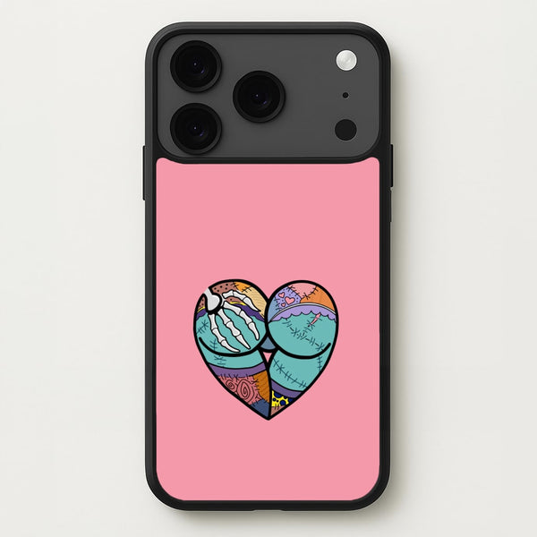 Sally And Jack Heart - TNBC Phone Case for iPhone 17 Pro