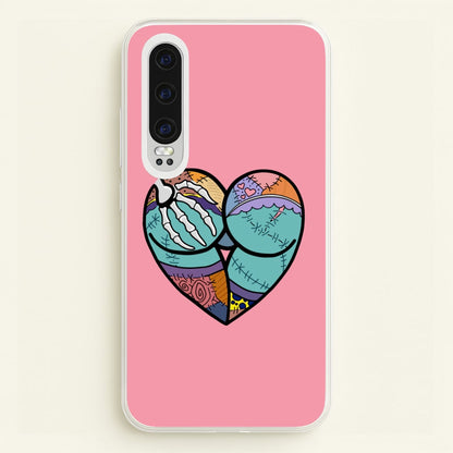 Sally And Jack Heart - TNBC  - Christmas Phone Case for Huawei P30