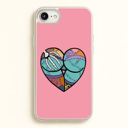 Sally And Jack Heart - TNBC  - Christmas Phone Case for iPhone 6 / 7 / 8 / SE