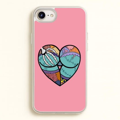 Sally And Jack Heart - TNBC  - Christmas Phone Case for iPhone 6 / 7 / 8 / SE
