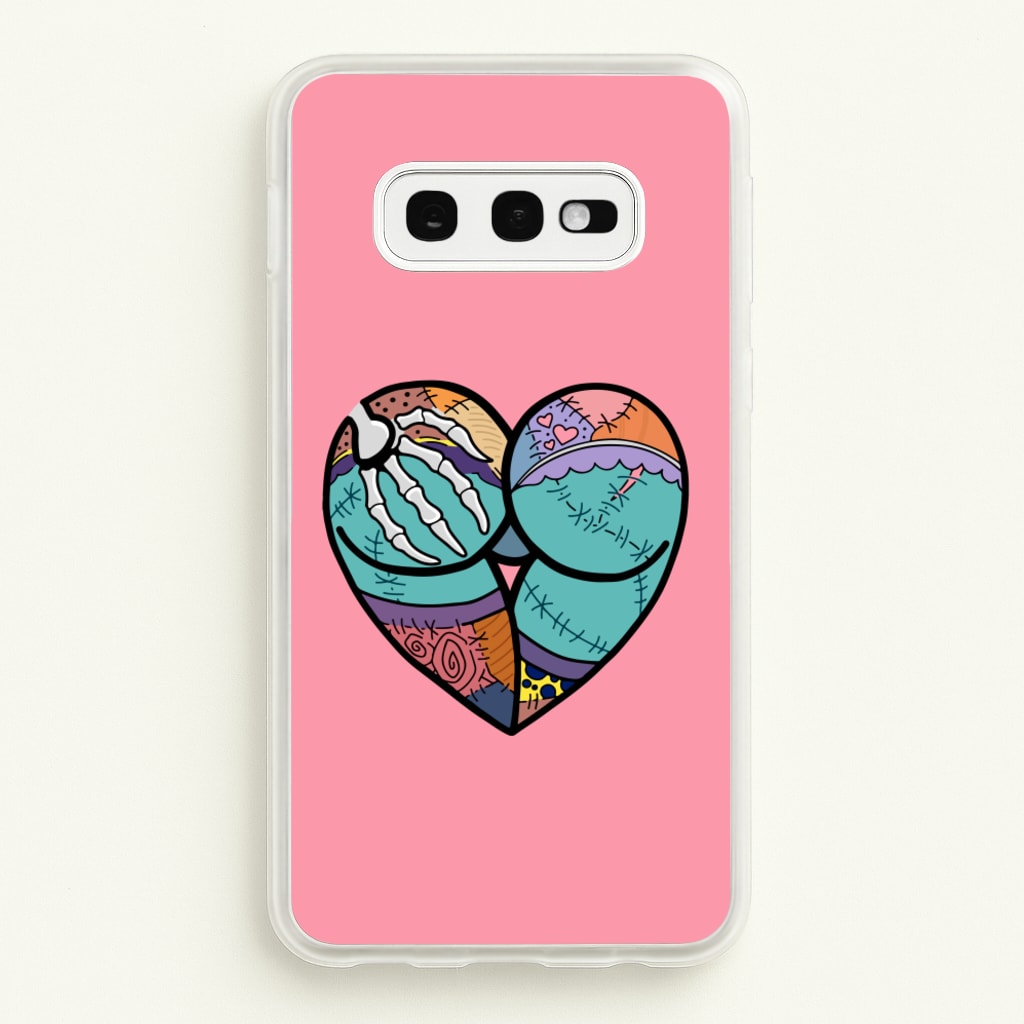 Sally And Jack Heart - TNBC  - Christmas Phone Case for Galaxy S10e