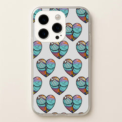 Sally And Jack Heart Pattern - TNBC  - Christmas Phone Case for iPhone 14 Pro Max