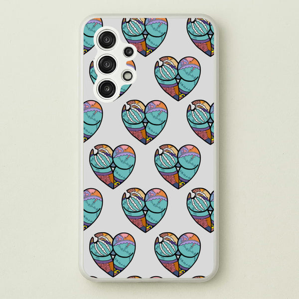 Sally And Jack Heart Pattern - TNBC  - Christmas Phone Case for Galaxy A13