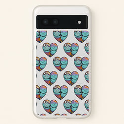 Sally And Jack Heart Pattern - TNBC  - Christmas Phone Case for Google Pixel 7a