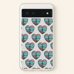 Sally And Jack Heart Pattern - TNBC  - Christmas Phone Case for Google Pixel 6